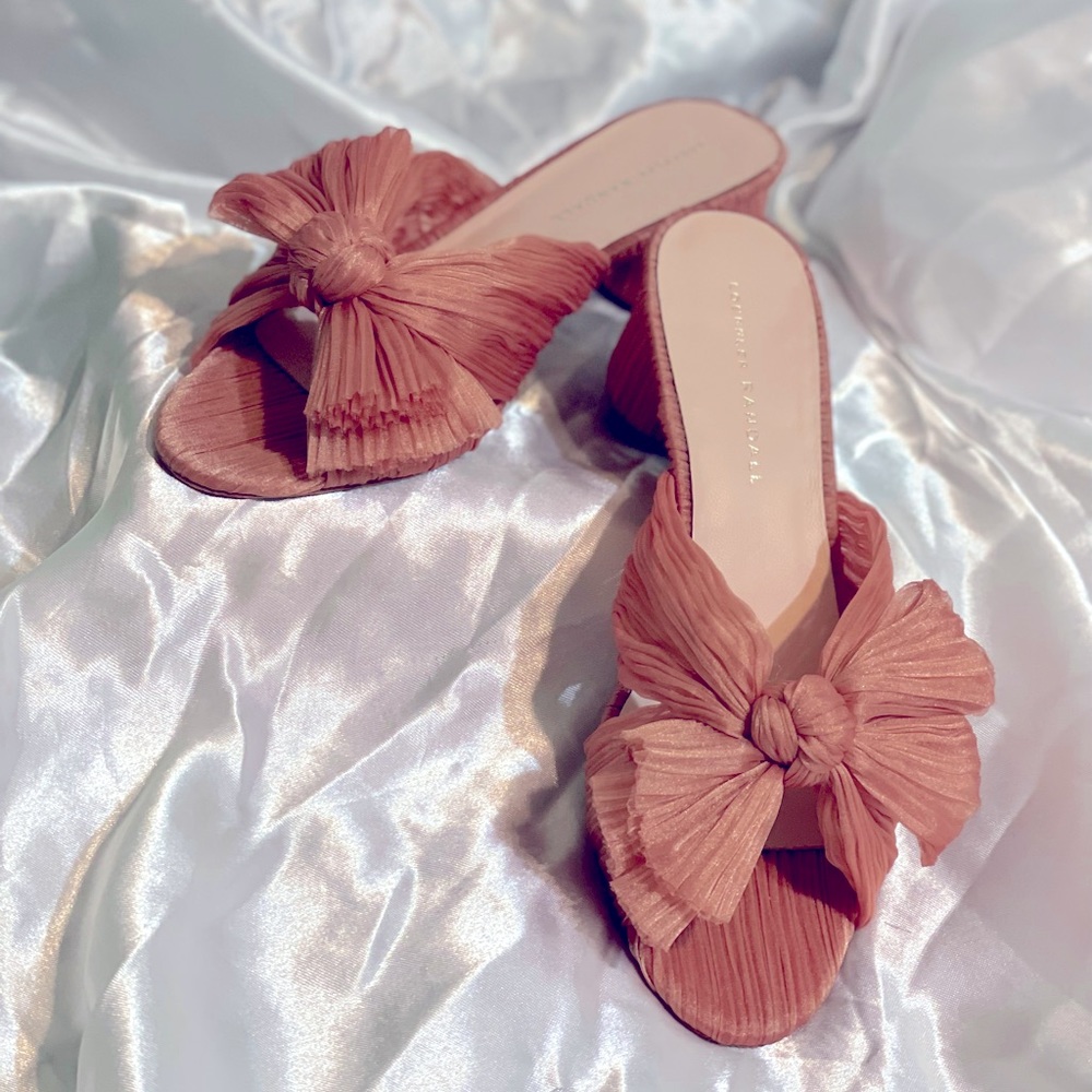 Loeffler Randall Emilia bow heels (size 9)